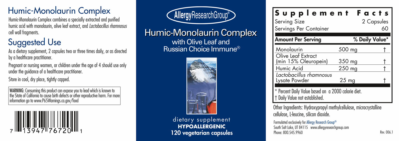 Humic-Monolaurin Complex 