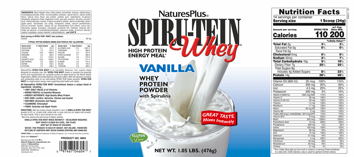 Protein Shake Whey Vanilla 