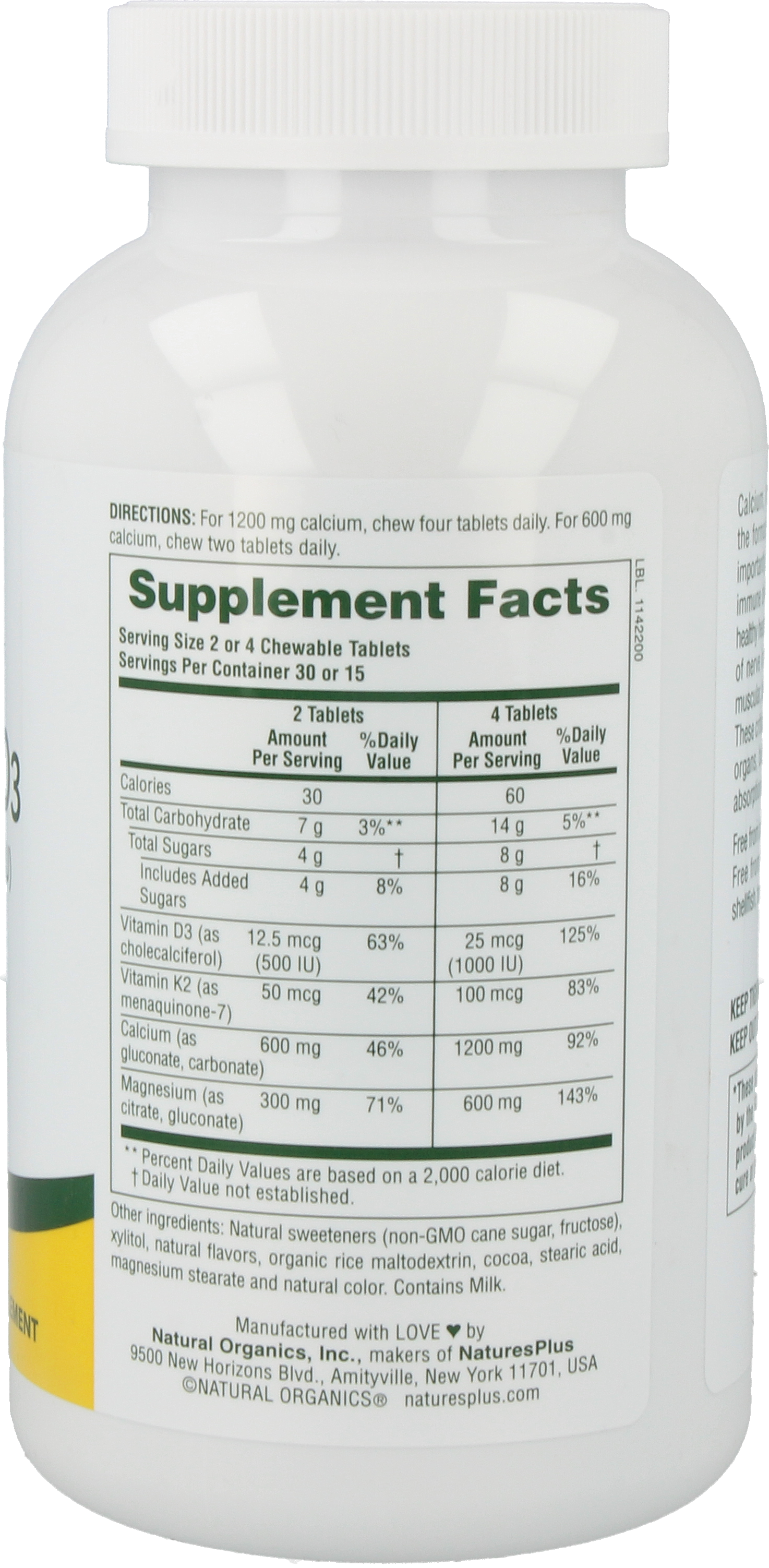 Cal/Mag/Vit. D3 with Vitamin K2 