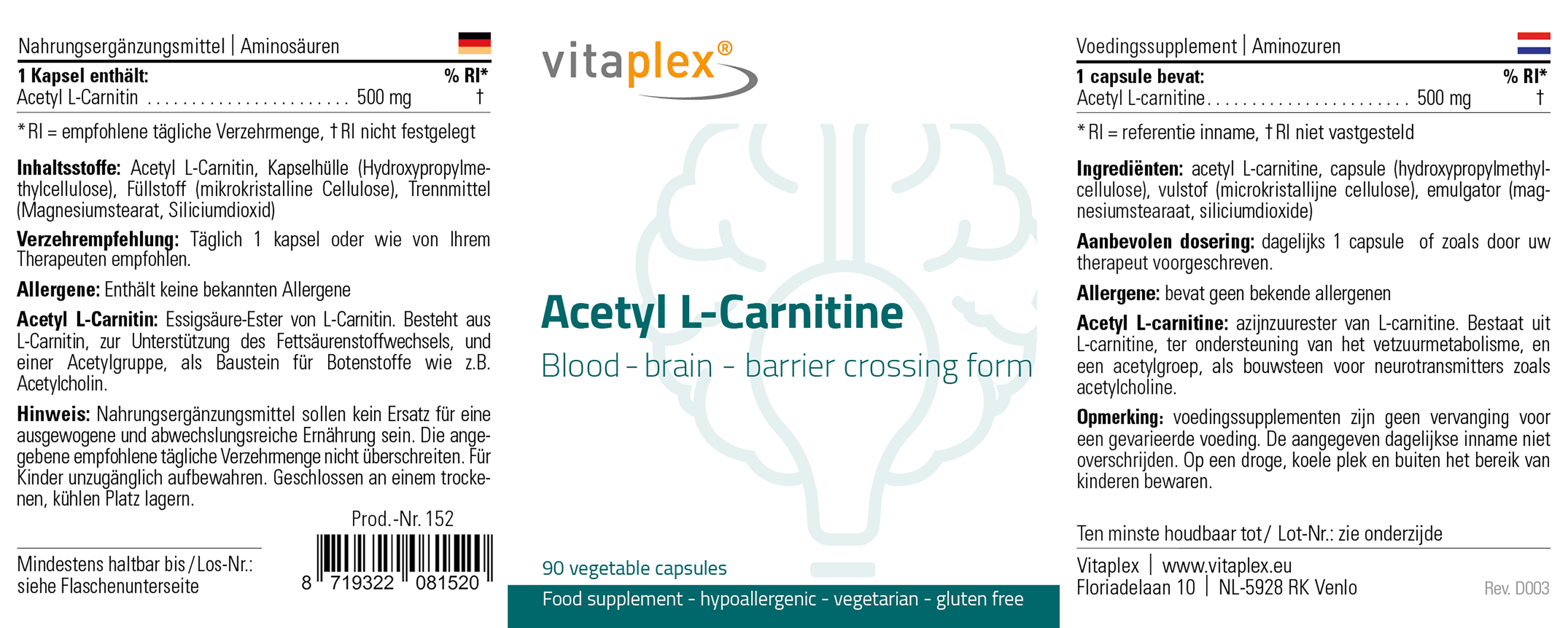 Acetyl L-Carnitine 