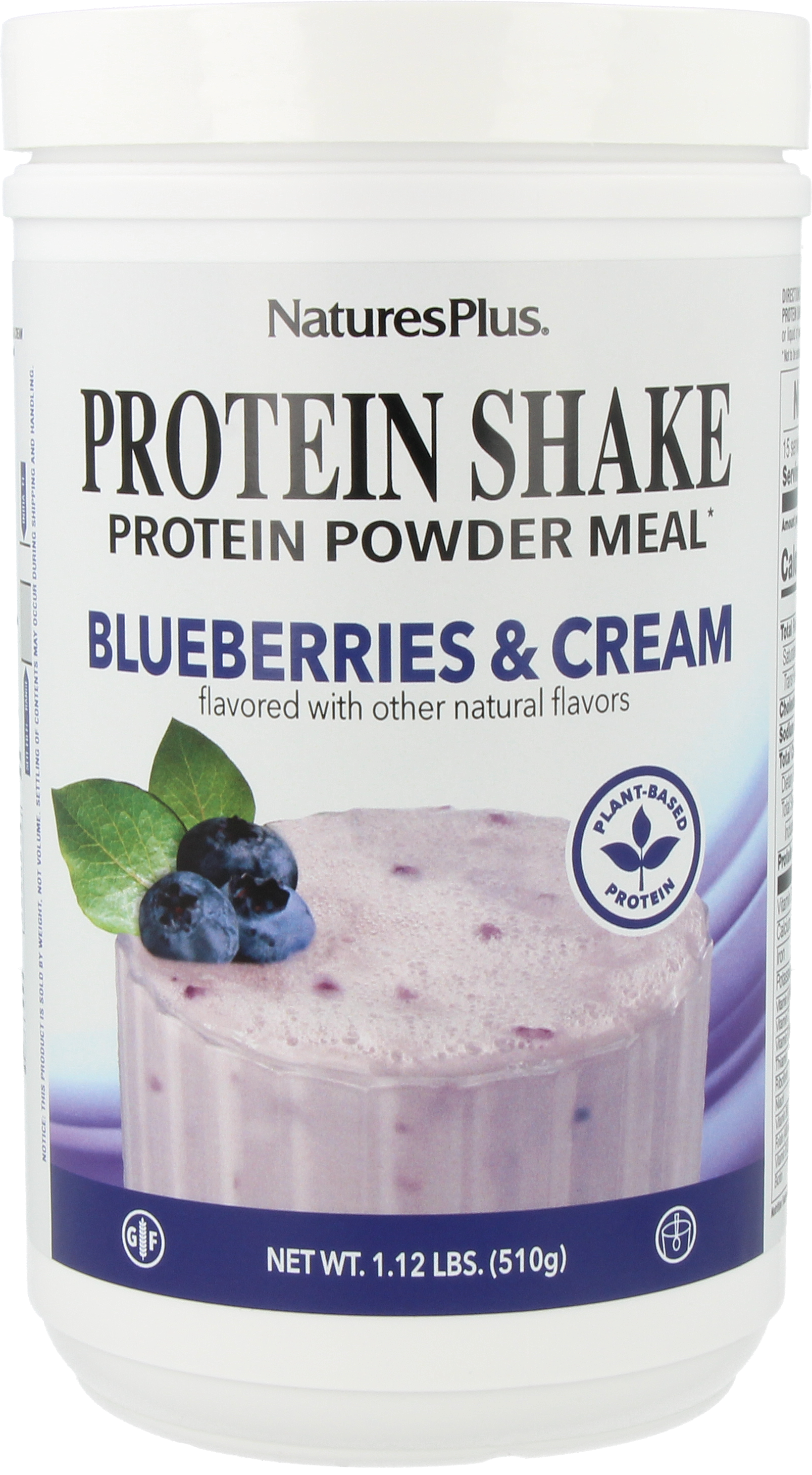 Protein Shake Blueberries & Cream (Blaubeeren & Sahne) 