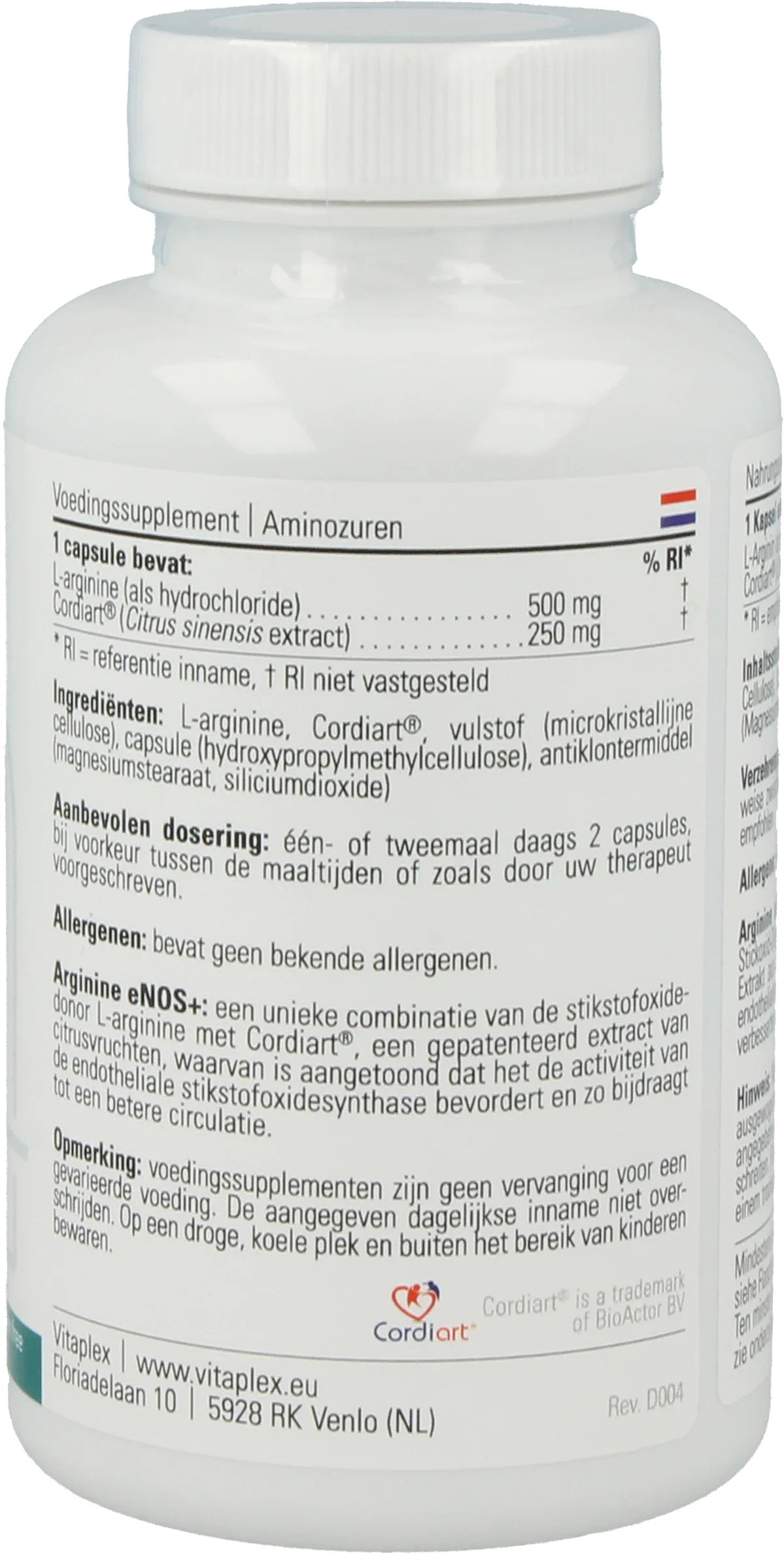 Arginine eNOS+ 
