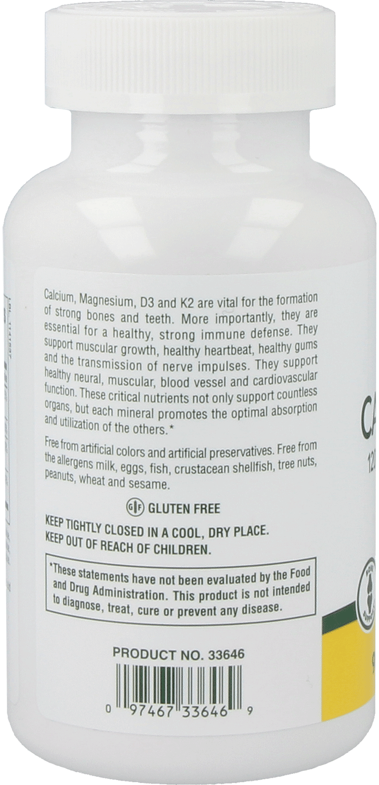 Cal/Mag/Vit. D3 with Vitamin K2 Tabs. 