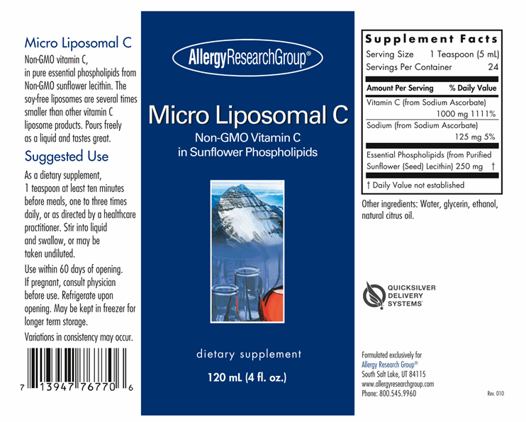 Micro Liposomal Vitamin C 