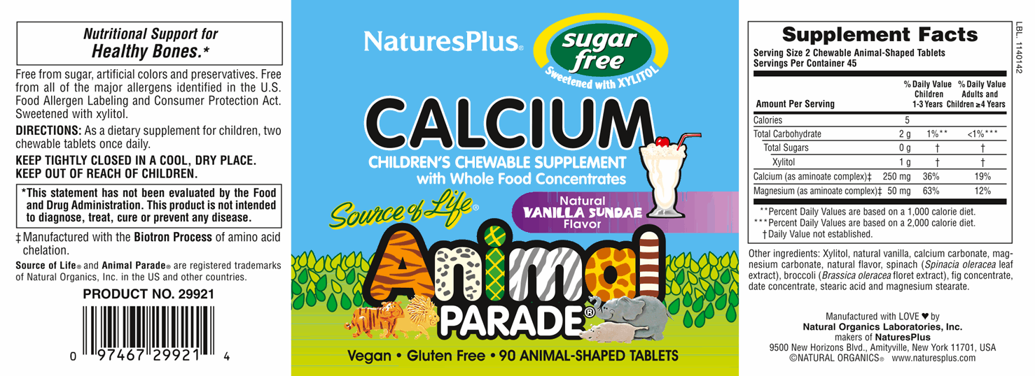 Animal Parade® Sugar-Free Calcium