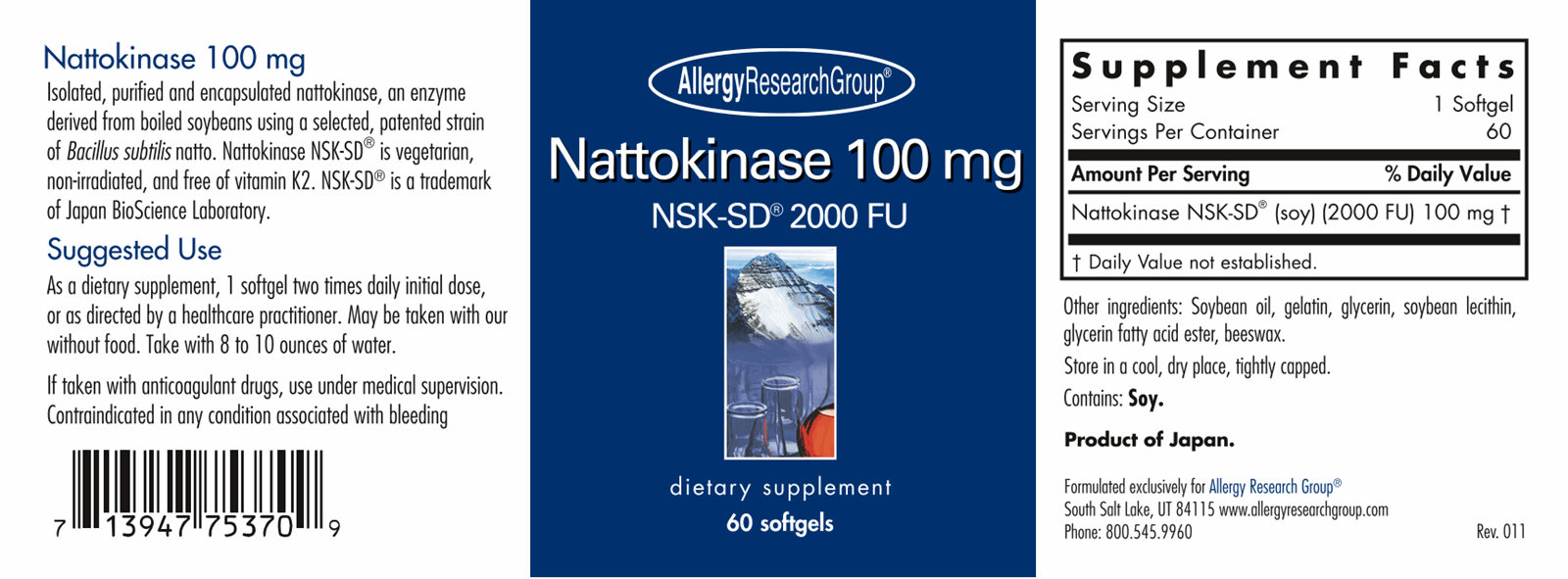 Nattokinase 100 mg NSK-SD®