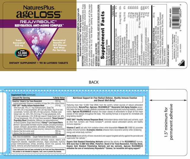 AgeLoss Rejuvabolic Resveratrol Complex 