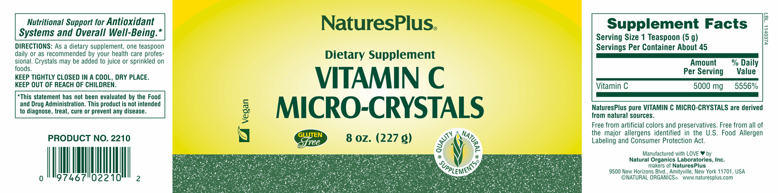 Vitamin C Micro-Crystals 
