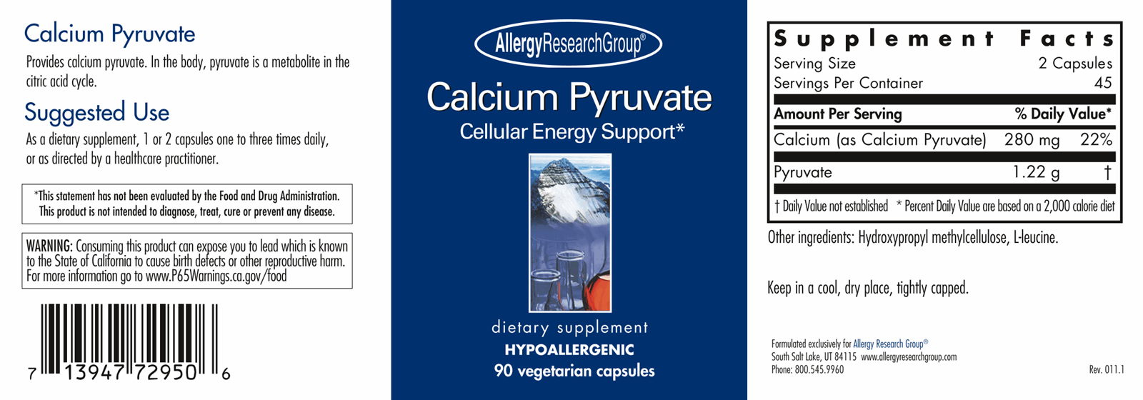 Calcium Pyruvate 