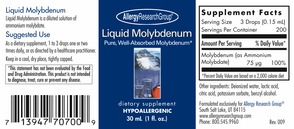 Liquid Molybdenum 