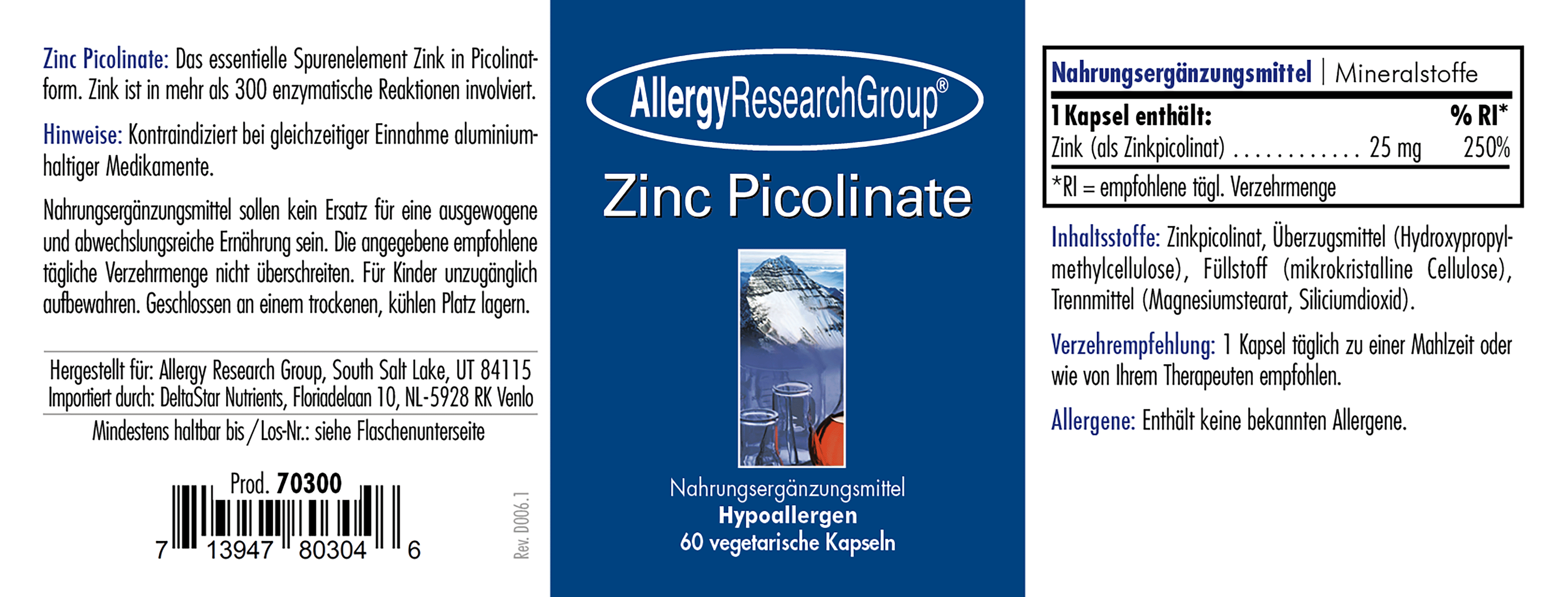 Zinc Picolinate 