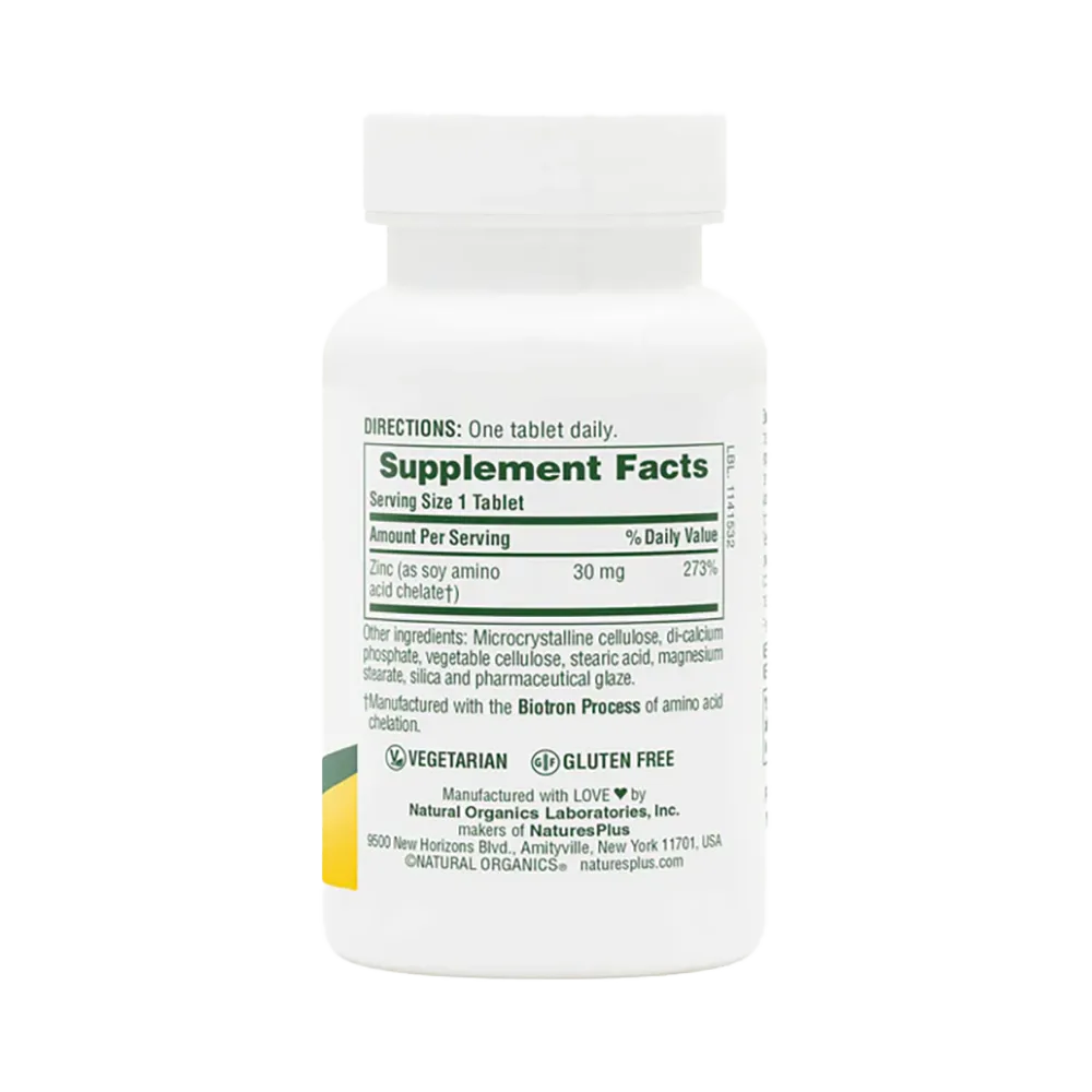 Zinc 30 mg tablets