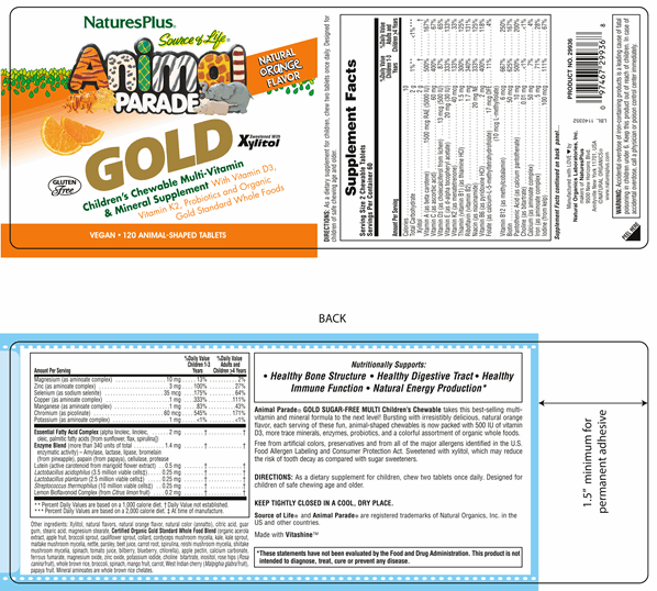 Animal Parade® GOLD Multivitamin orange flavor 