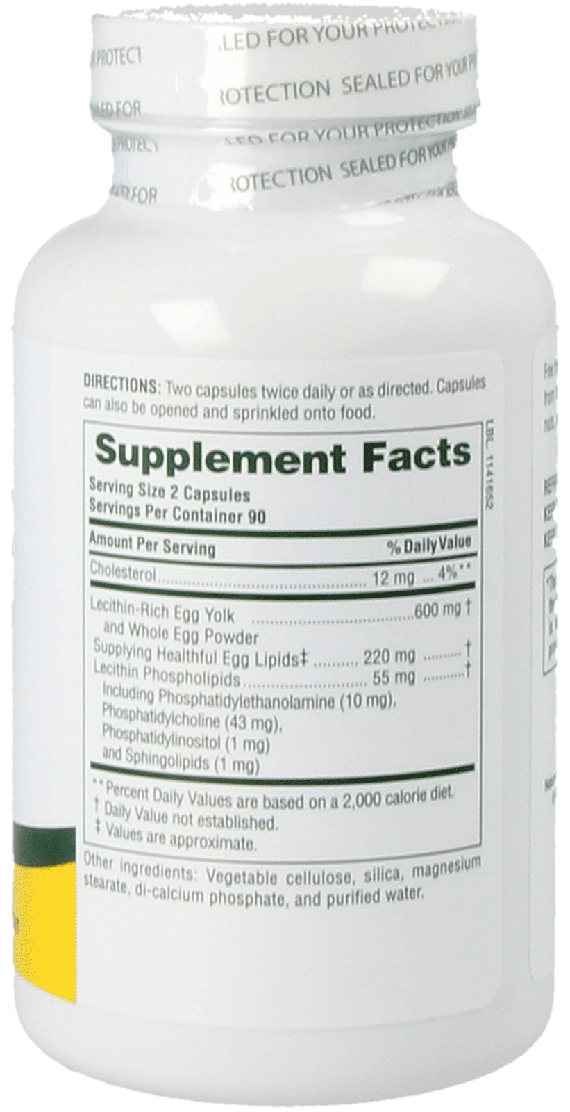 Egg Yolk Lecithin 600 mg 4173